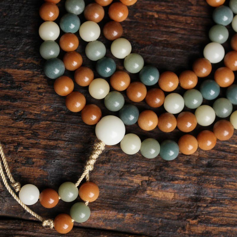 KarmaRipple's Bodhi Seed Mala Balance Wisdom Bracelet p11