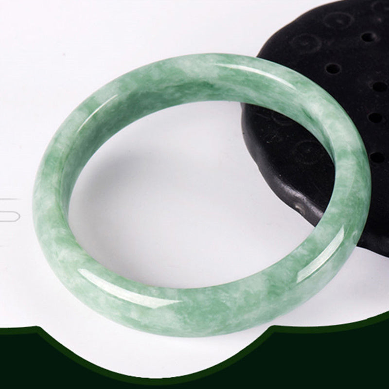 KarmaRipple's Authentic Jade Prosperity Bangle Bracelet p3