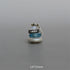 Moonstone&Teal Glass Bead&Pearl Pendant 14*15mm