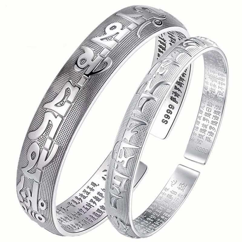 KarmaRipple's Tibetan Sanskrit Ivory Bronze Meditation Prayer Bracelet Bangle p9