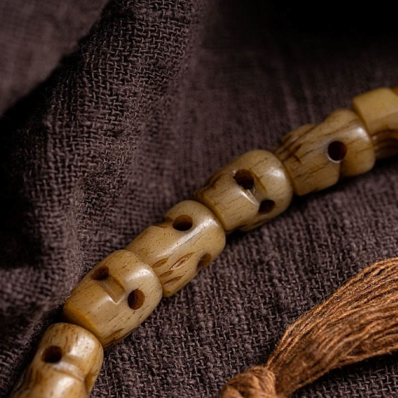 KarmaRipple's Tibetan Yak Bone The Lord Of The Corpse Forest Keep Away Evil Spirits Bracelet p9
