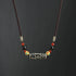 Black White Nine-Eye Dzi Bead
