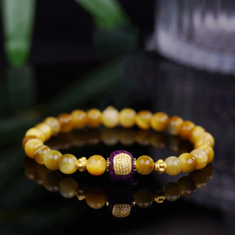 KarmaRipple's Tiger Eye Bead Fortune Protection Bracelet p1