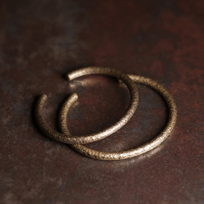 KarmaRipple's Rustic Design Bronze Balance Adjustable Cuff Bracelet p14