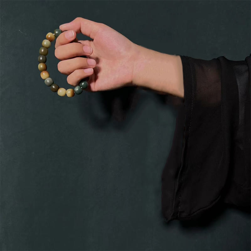 KarmaRipple's 108 Mala Beadwork Bodhi Seed Peace Wisdom Bracelet Wrist Mala Pocket Mala p8
