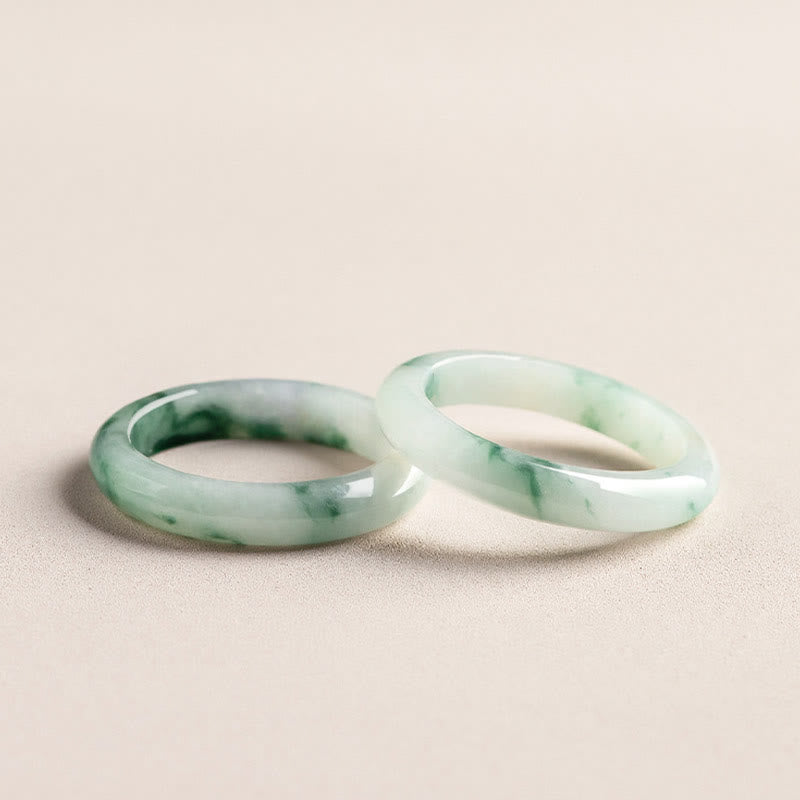 KarmaRipple's Authentic Green Jade Fortune Abundance Ring p7