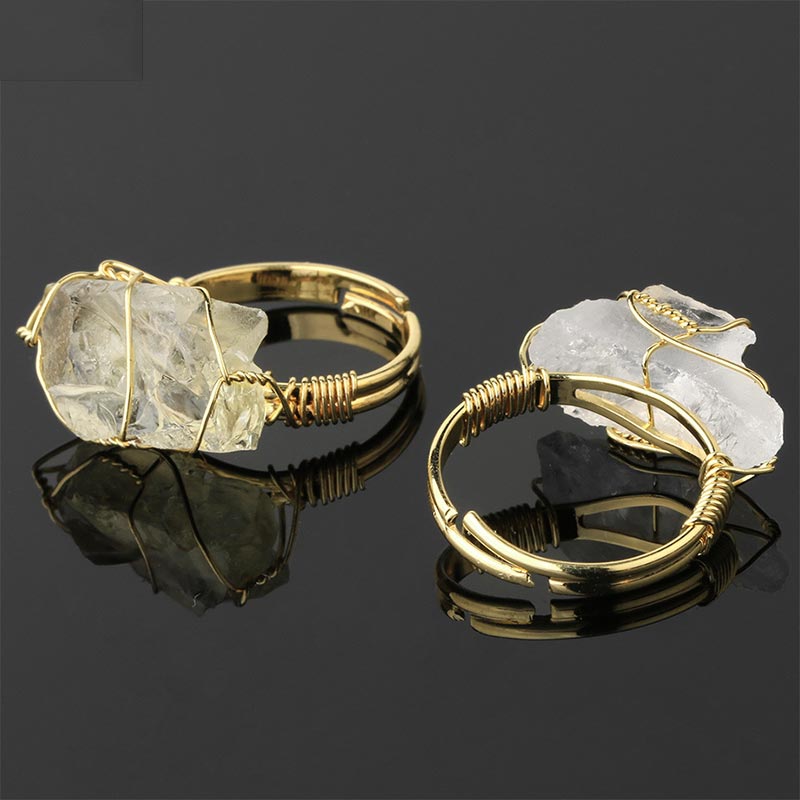 KarmaRipple's Authentic Gemstone Gemstone Amethyst Adjustable Ring p14