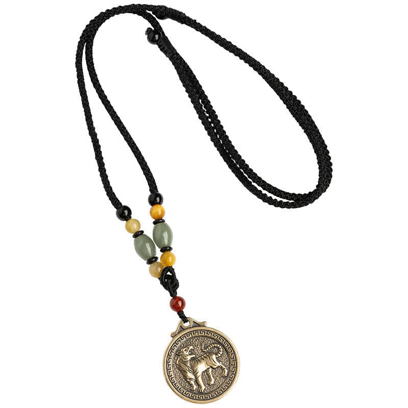 KarmaRipple's 12 Chinese Zodiac Blessing Wealth Fortune Pendant Necklace p24