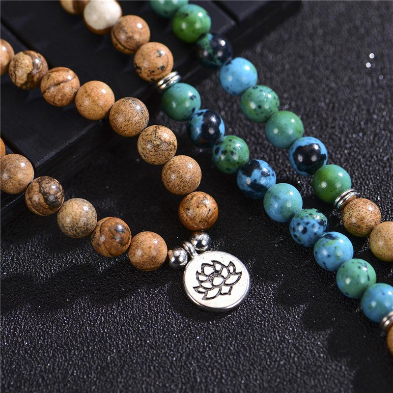 KarmaRipple's 108 Meditation Balancing Multilayer Mala p3
