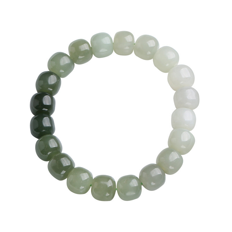 KarmaRipple's Gradient Jade Fortune Blessing Bracelet p9