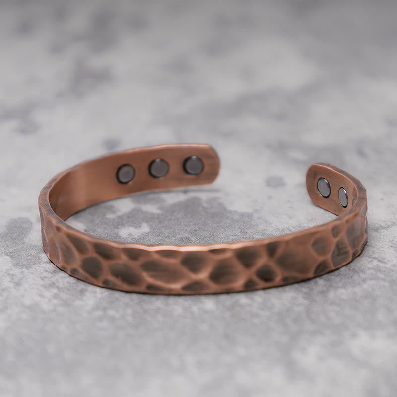 KarmaRipple's Rustic Bronze Balance Magnetic Adjustable Cuff Bracelet p3