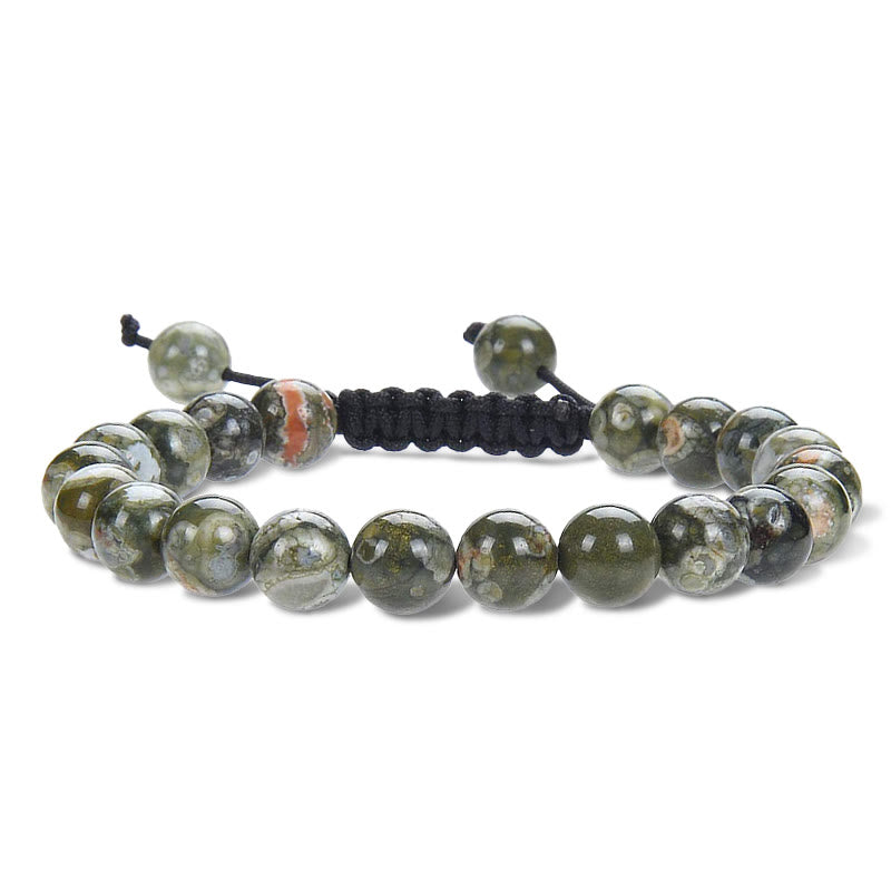 KarmaRipple's Authentic Balancing Power Gemstone Gemstone Beadwork Unisex Adjustable Macrame Bracelet p30