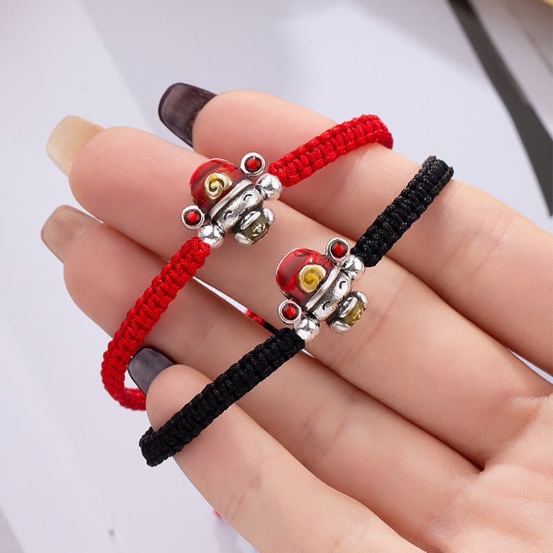 KarmaRipple's God of Wealth Handmade Thread Fortune Strength Braid Bracelet p8