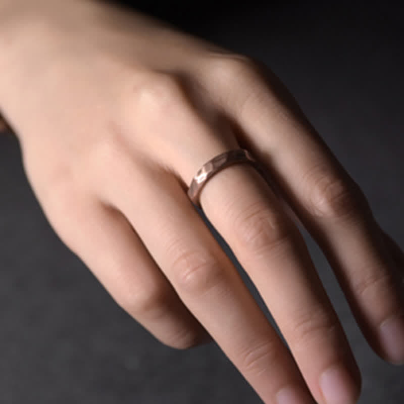 KarmaRipple's Tibetan Simple Design Bronze Wealth Ring p6