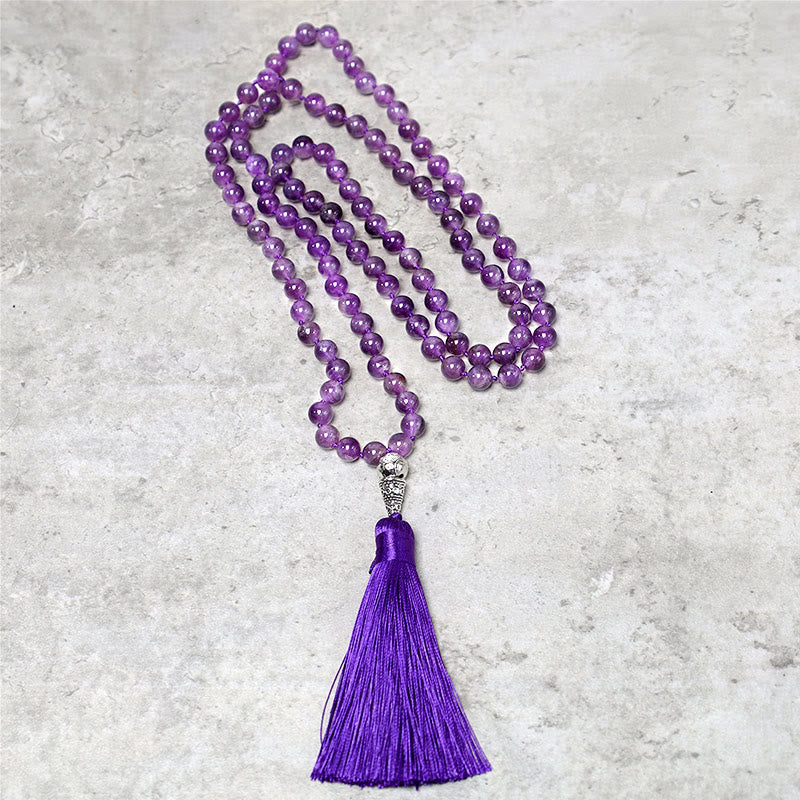 KarmaRipple's Tibetan 108 Mala Beadwork Pendant Yoga Meditation Prayer Beadwork Pendant p2