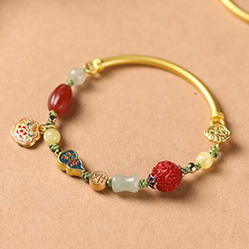 KarmaRipple's Tibetan Auspicious Clouds Fortune Happiness Wealth Fortune Bracelet p7