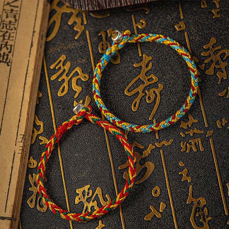 KarmaRipple's "May you be good fortune and success" Fortunate Multicolored Bracelet p6
