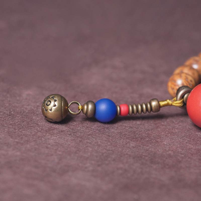 KarmaRipple's 108 Mala Beadwork Bodhi Seed Wisdom Peace Tassel Bracelet p12