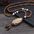 Wenge Wood&Thousand-Eyed Pattern Bodhi Seed