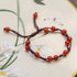 Red Agate&Brown String