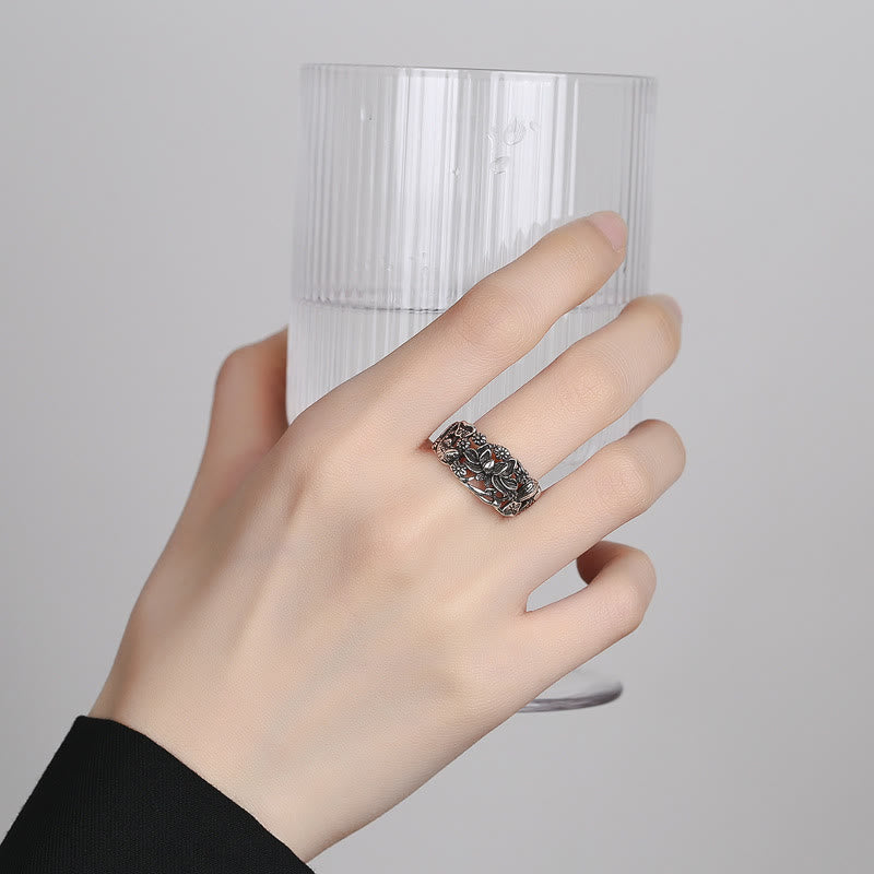 KarmaRipple's Lotus Symbol Koi Fish Enlightenment Ring p4