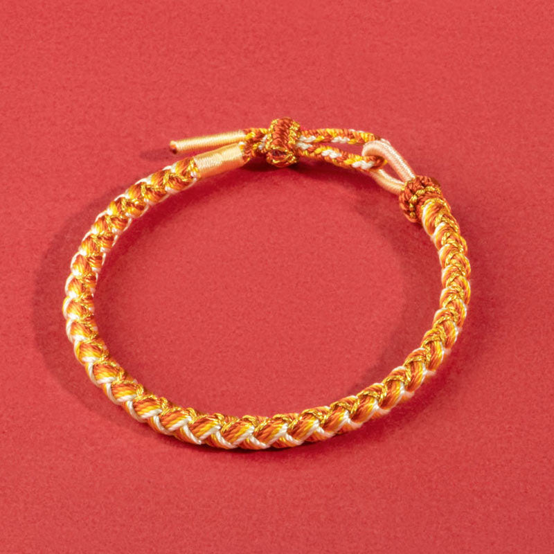 KarmaRipple's Handmade Year Of The Dragon Scale Protection Rope Bracelet p12