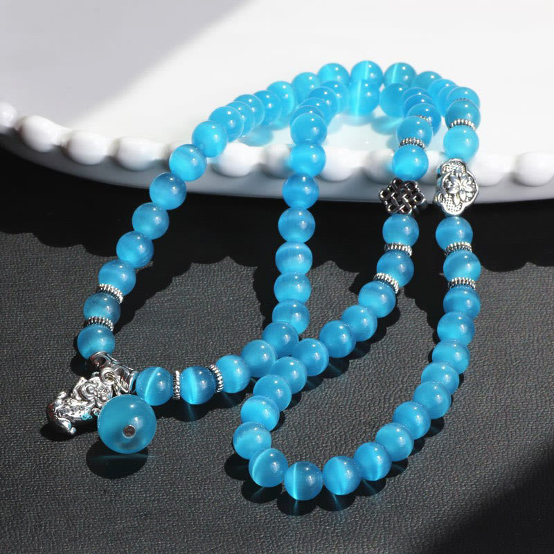 KarmaRipple's Cat Eye PiXiu Support Triple Wrap Bracelet p32