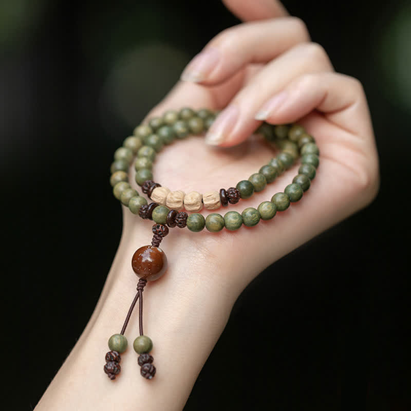 KarmaRipple's Green Sandalwood Positive Peace Bracelet p7