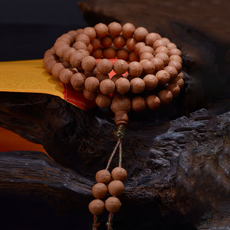 KarmaRipple's 108 Mala Beadwork Nepal Bodhi Seed Fortune Wealth Tassel Bracelet p5