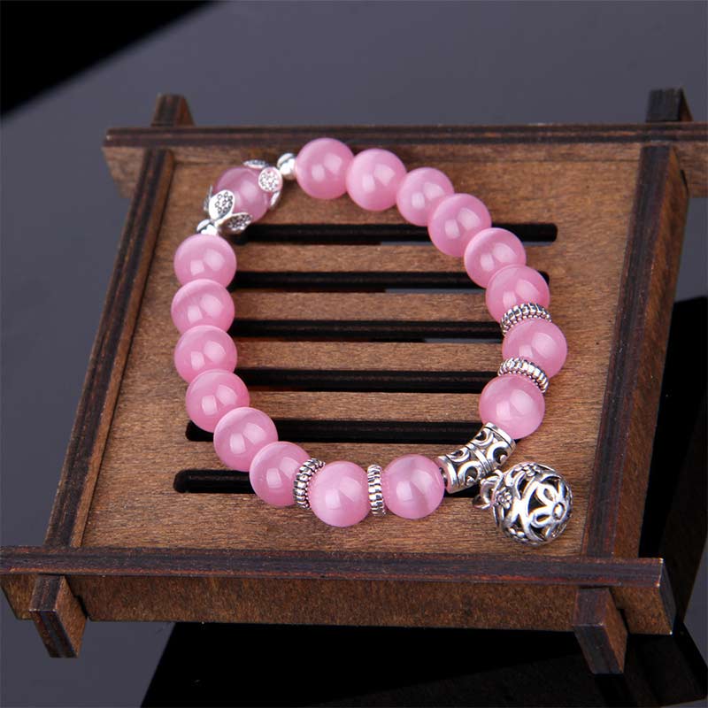 KarmaRipple's Tibetan Cat Eye Fortunate Bracelet p14