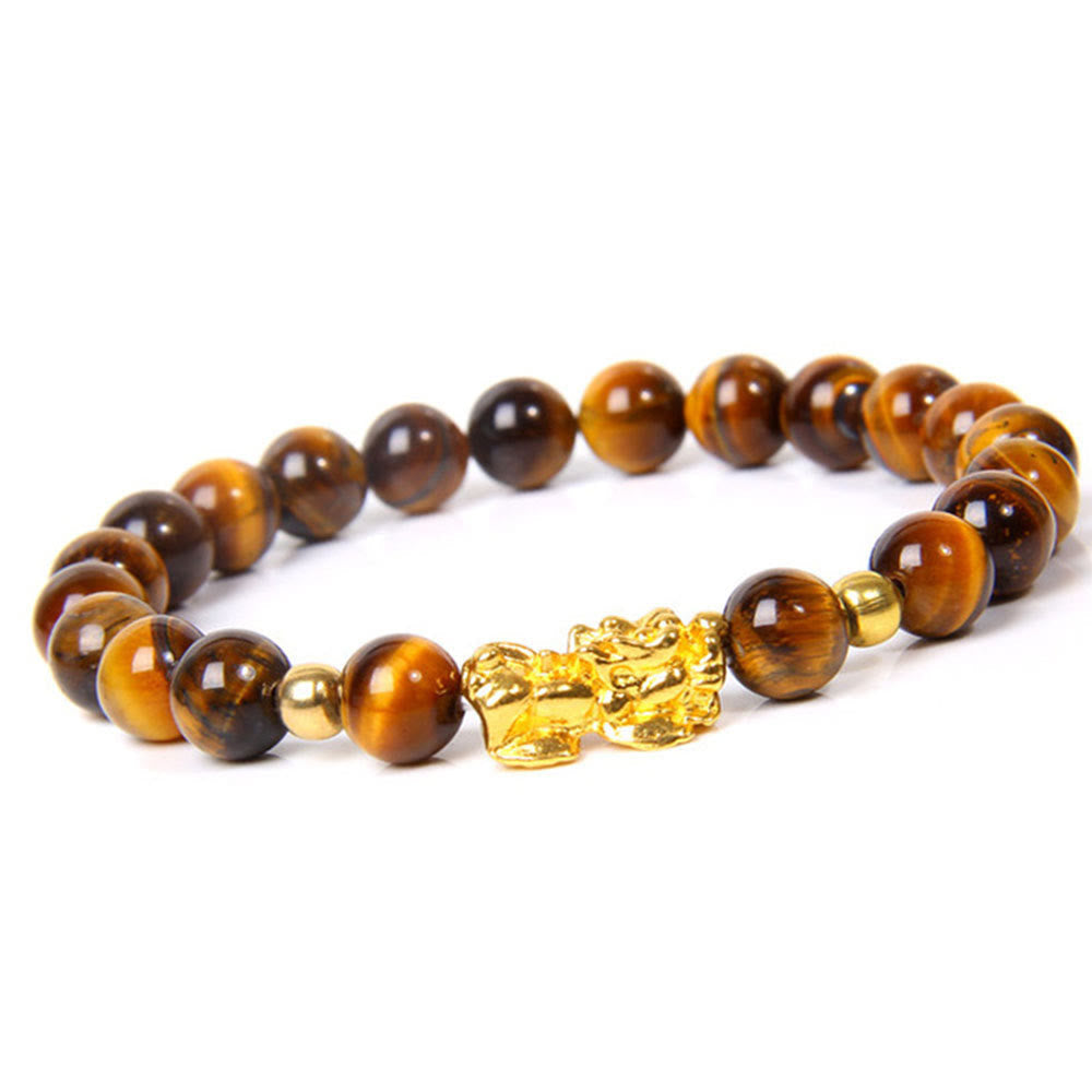 KarmaRipple's FengShui Fortunate Pixiu Obsidian Wealth Bracelet p19