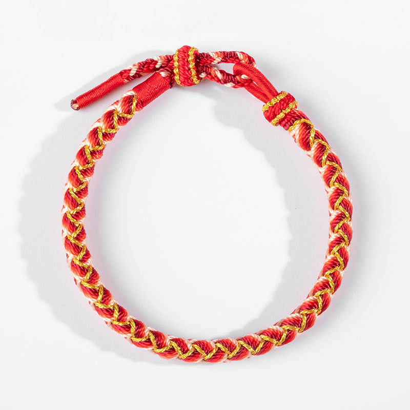 KarmaRipple's Handmade Year Of The Dragon Scale Protection Rope Bracelet p11