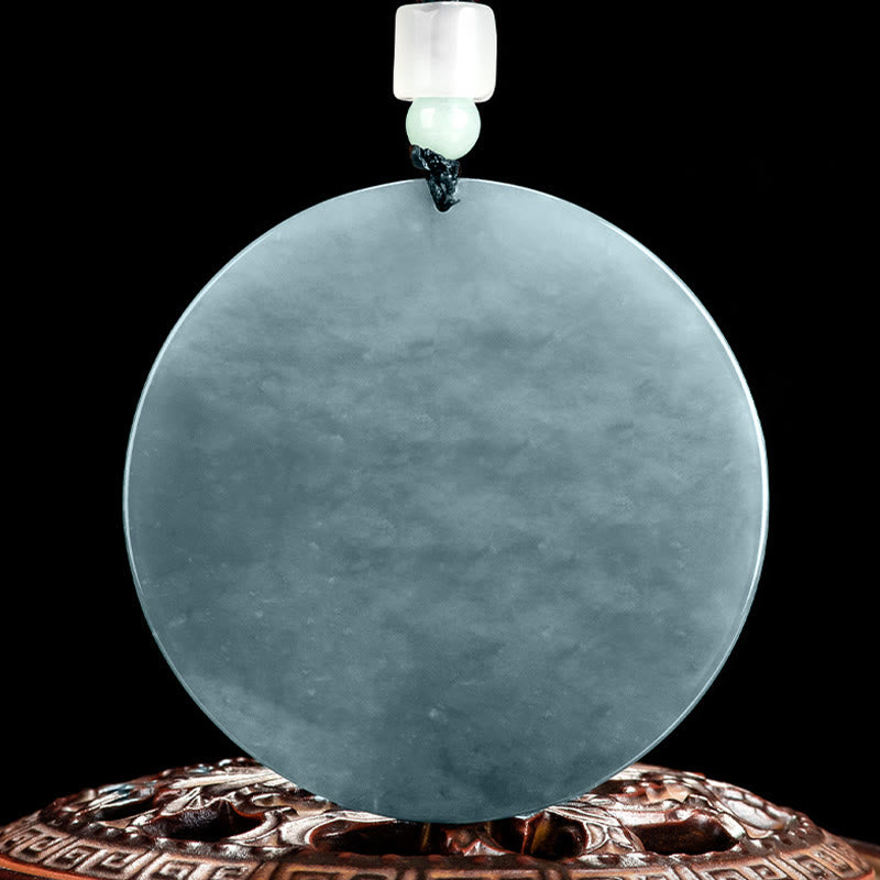 KarmaRipple's Kwan Yin Avalokitesvara Jade Abundance String Pendant Necklace p4