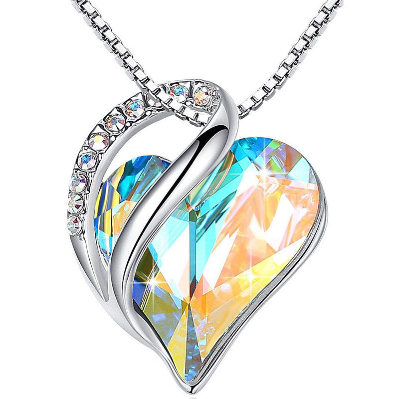 KarmaRipple's Buddhastoneshop Love Heart Birthstone Balancing Energy Pendant Necklace ( p11
