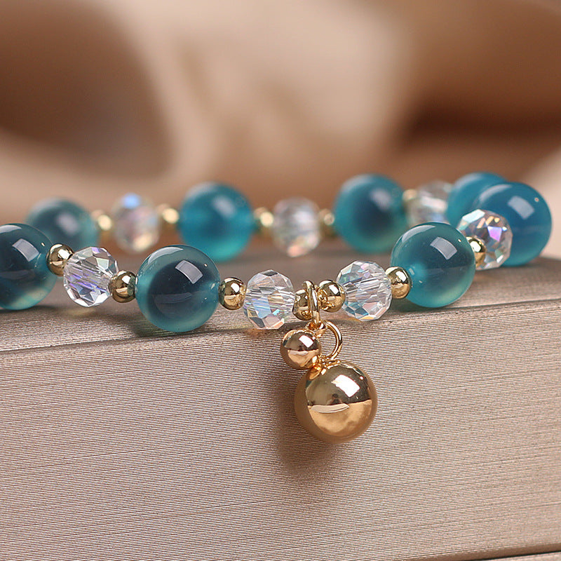 KarmaRipple's Candy Agate Balancing Balance Bead Talisman Bracelet p9
