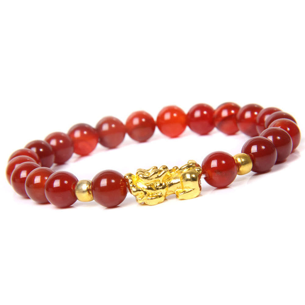 KarmaRipple's FengShui Fortunate Pixiu Obsidian Wealth Bracelet p3
