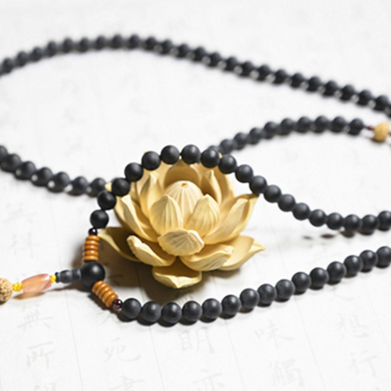 KarmaRipple's Tibetan Mala Cypress Bodhi Seed Red Agate Balancing Bracelet p8