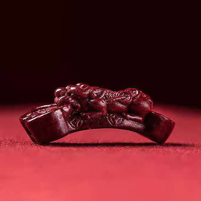 KarmaRipple's Handcrafted PiXiu Cinnabar Wealth Fortune Woven Bracelet p11