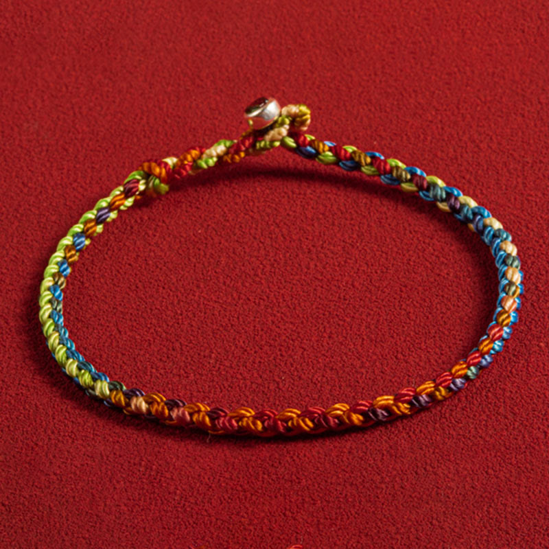 KarmaRipple's "May you be blessed with peace and safety in all four seasons" Fortunate Multicolored Bracelet p12