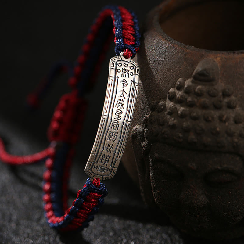 KarmaRipple's 925 Sterling Silver Peace Amulet Protection Bracelet p3