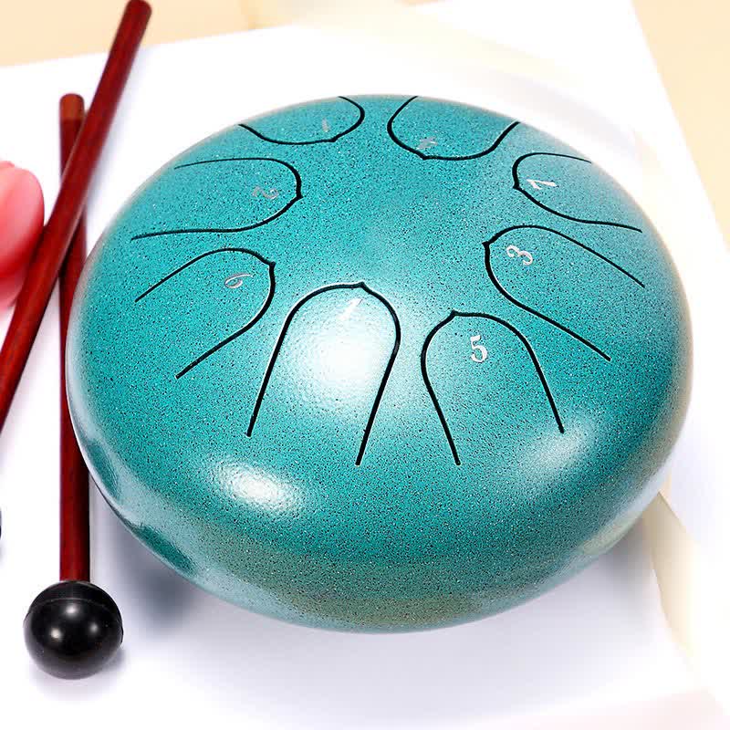 KarmaRipple's Steel Tongue Drum Sound Balancing Meditation Yoga Drum Kit p1