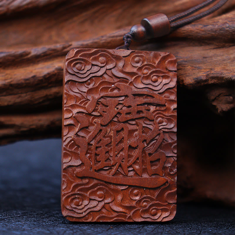 KarmaRipple's Authentic Lightning Struck Jujube Wood PiXiu Bronze Coin Good Fortune Pendant Necklace p6