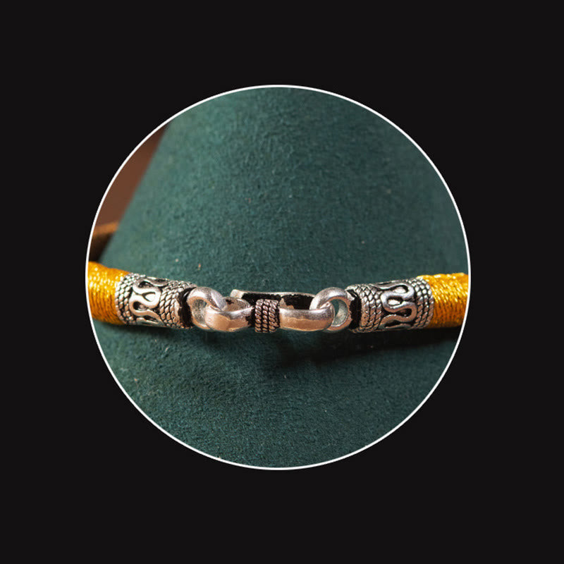 KarmaRipple's Handmade Tibetan Amulet King Kong Weave Fortune Protection Woven Bracelet p13