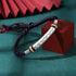 999 Sterling Silver / Dark Purple(Bracelet Size 16+4.5cm)