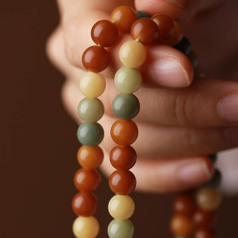 KarmaRipple's Bodhi Seed Mala Balance Wisdom Bracelet p5