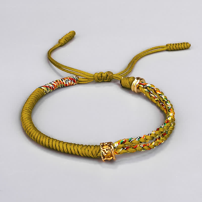KarmaRipple's Om Mani Padme Hum Protection Fortune String Bracelet p22