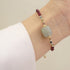 Garnet&Barrel Bead