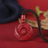 Coffee Rope / One's Luck Improves Design Bead / Low Content Cinnabar
