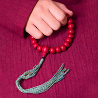 KarmaRipple's Abelia Biflora Wood Warding Off Evil Spirits Wrist Mala