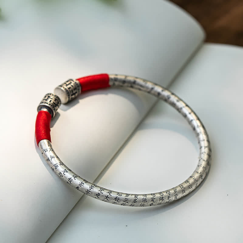 KarmaRipple's Tibet Om Mani Padme Hum Fortune Red String Bracelet Bangle p6